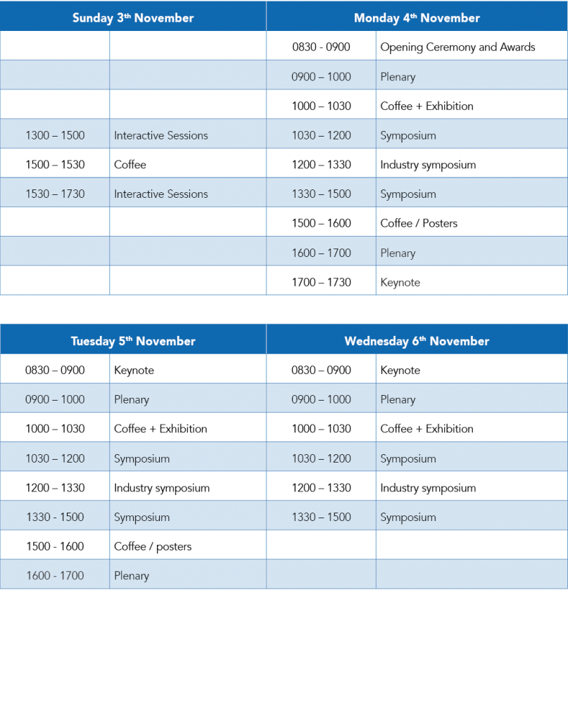 Programme 33rd International Congress of Antimicrobial Chemotherapy