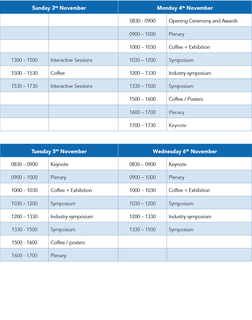 Programme 33rd International Congress of Antimicrobial Chemotherapy